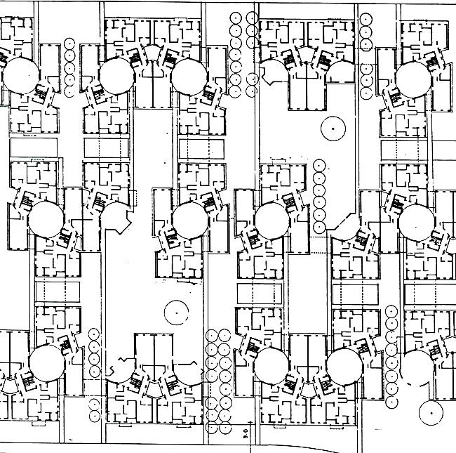 Courtyard Housing Architecture sitemap by Gautam Bhatia